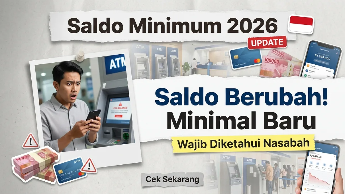 Saldo Minimum Bank 2026: Ketentuan Terbaru yang Harus Diketahui Nasabah Saldo Minimum Bank 2026: Ketentuan Terbaru yang Harus Diketahui Nasabah